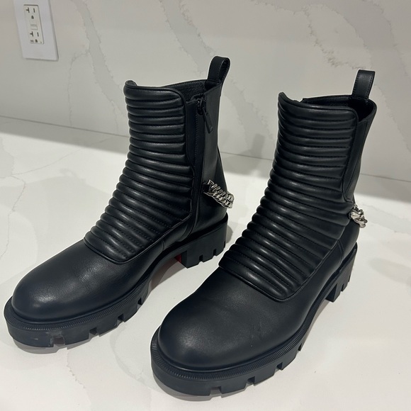 Louboutin biker boots - Picture 4 of 4